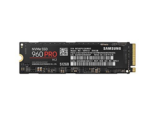 Places Samsung 960 PRO NVMe M.2  - Disco duro sólido de 512