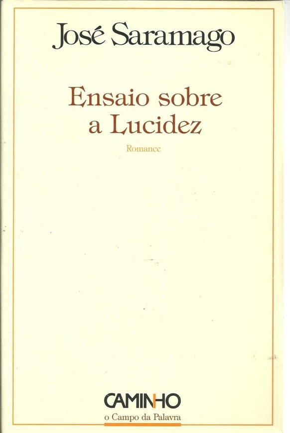 Libro Ensaio sobre a lucidez 