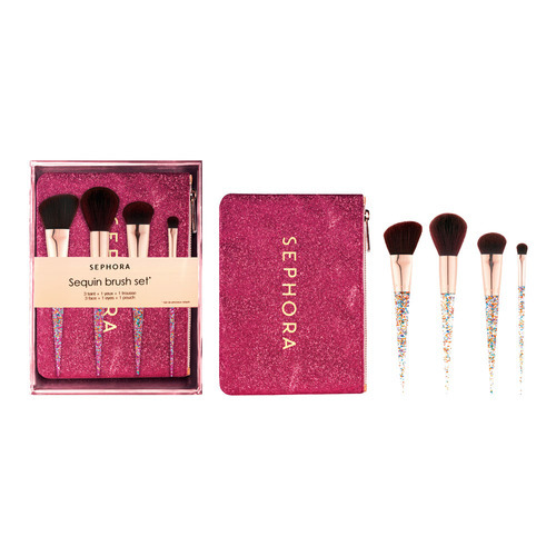 Moda Sephora Collection
Face And Eye Sequin Brush Set
Kit de pinc