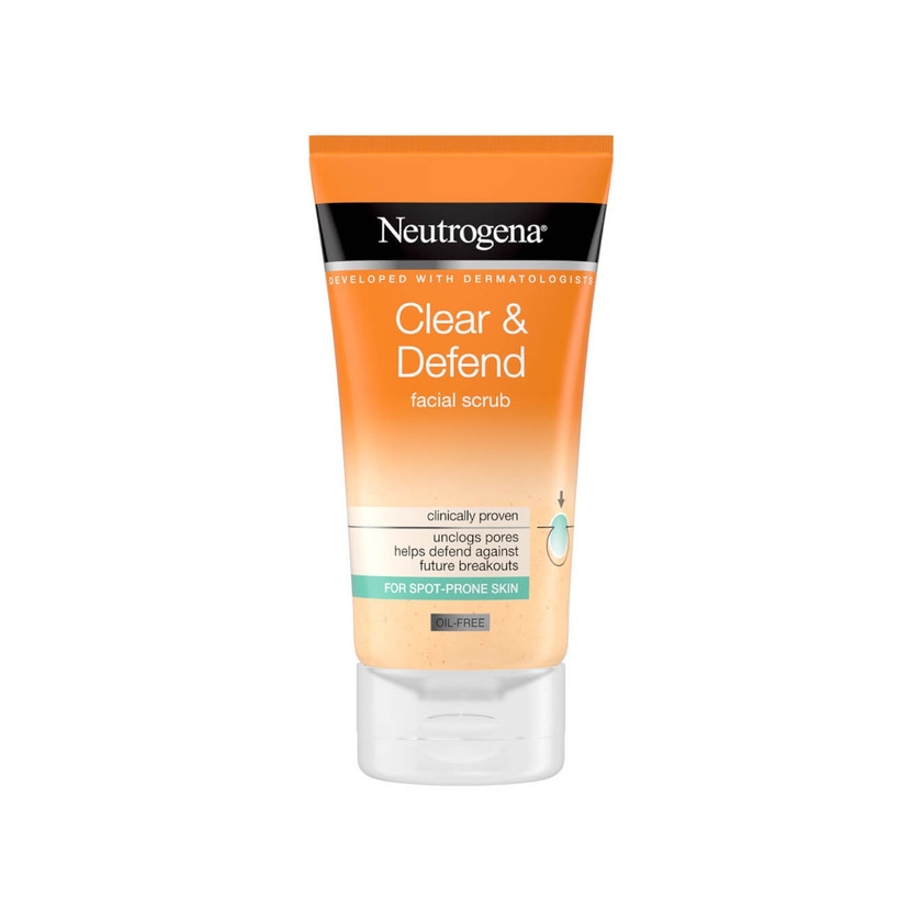 Productos Neutrogena Clear & Defend Facial Scrub 