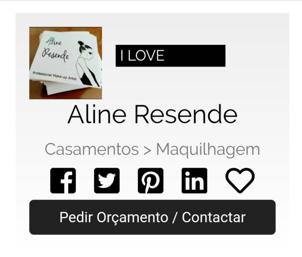 App Aline Resende Maquilhadora - ilovebrides.pt 