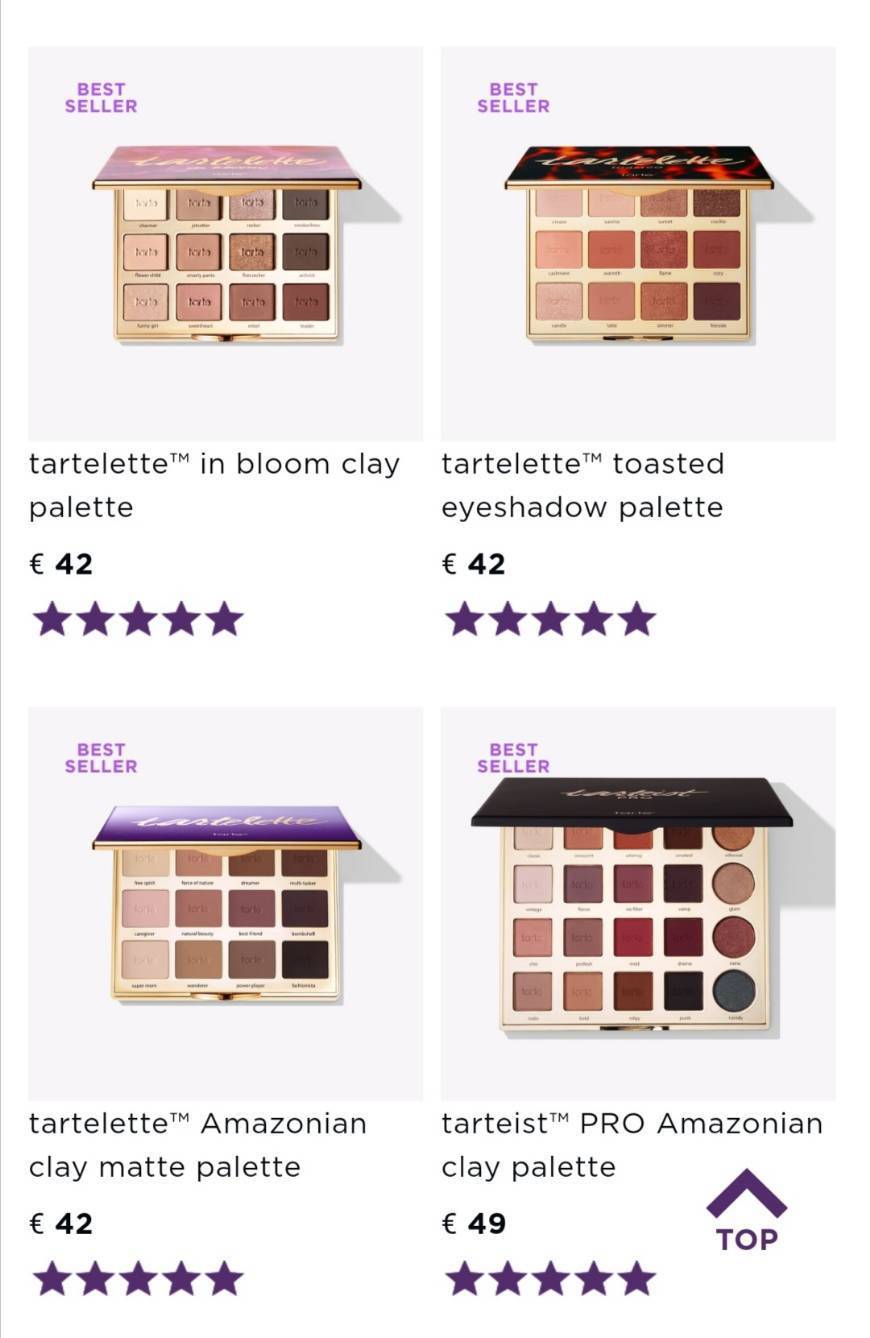 Social Palettes TARTECOSMETICS