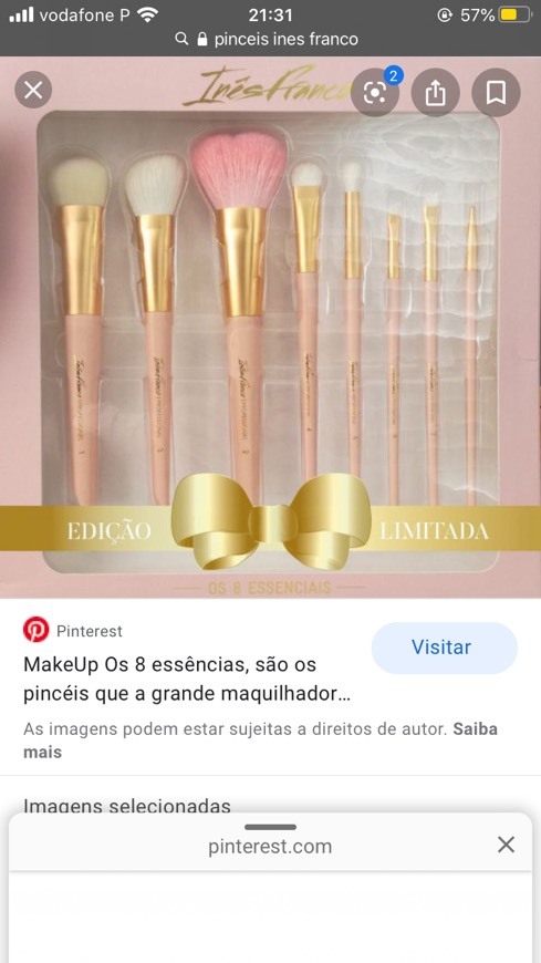 Product Kit Pincéis Inês Franco