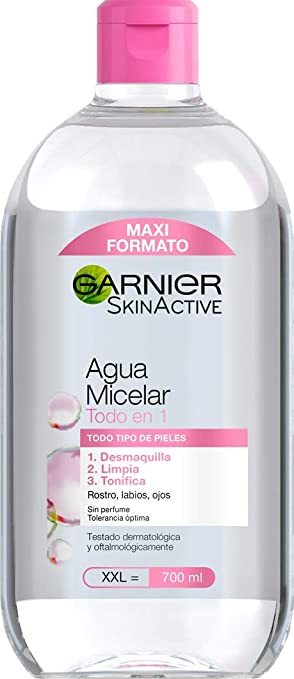 Belleza Garnier Skin Active Agua Micelar Clásica para Todo Tipo de Pieles Formato