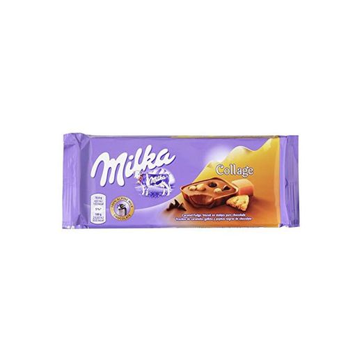 Milka Tableta De Chocolate Caramel Bits