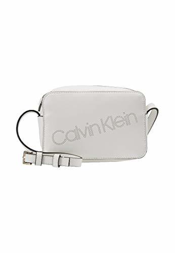 Calvin Klein - Ck Must Psp20 Camerabag P, Bolsos bandolera Mujer, Blanco