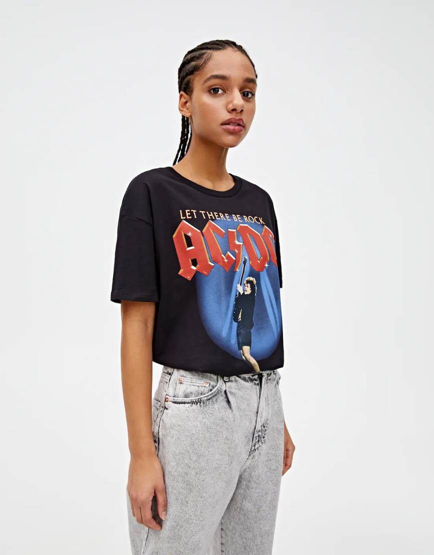 Product T-shirt AC/DC Pull & Bear