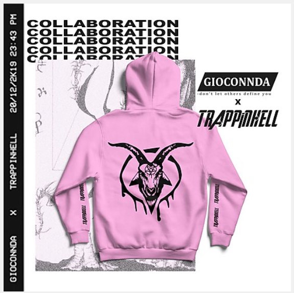 Hoodie Gioconnda X TrappinHell