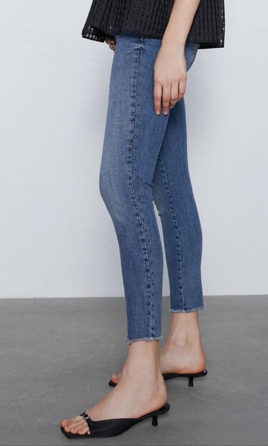 Product Jeans Z1975 com apliques laterais