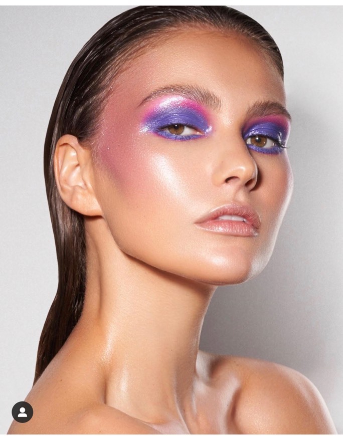 Fashion Purple pink makeup