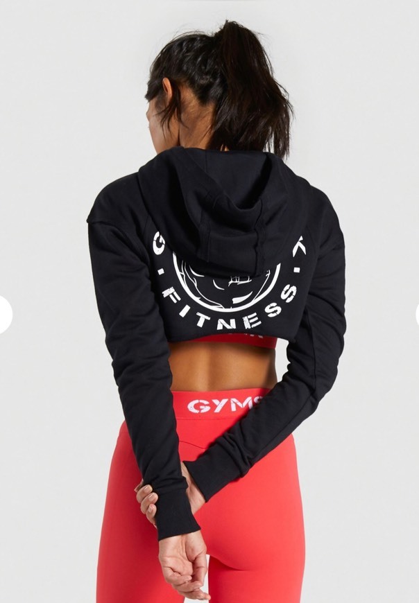 Producto Gymshark LEGACY FITNESS SUPER CROPPED HOODIE