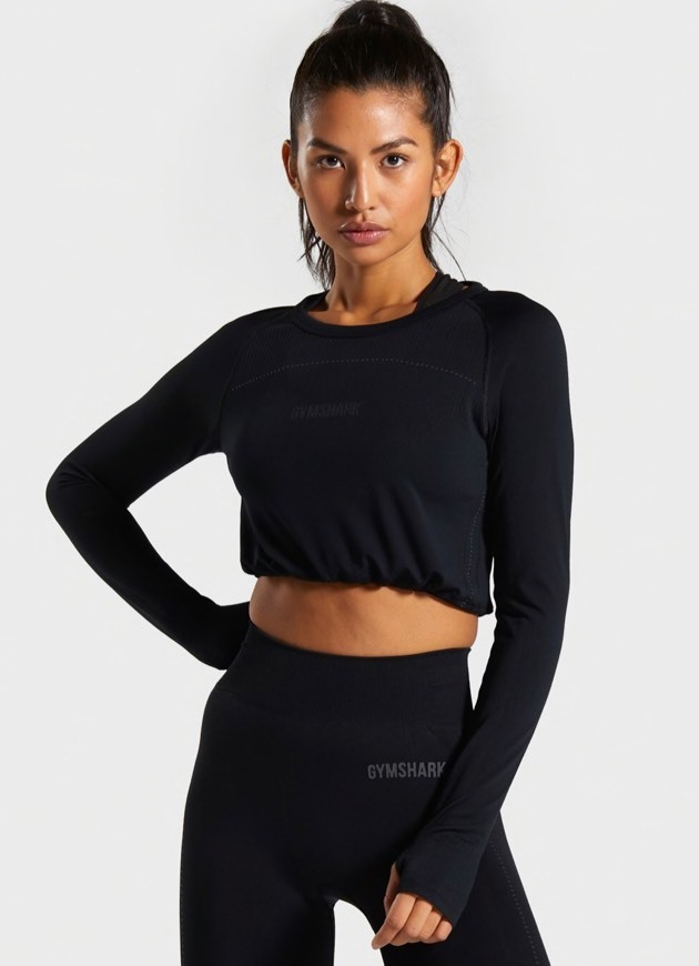 Producto Gymshark LIGHTWEIGHT SEAMLESS LONG SLEEVE CROP TOP