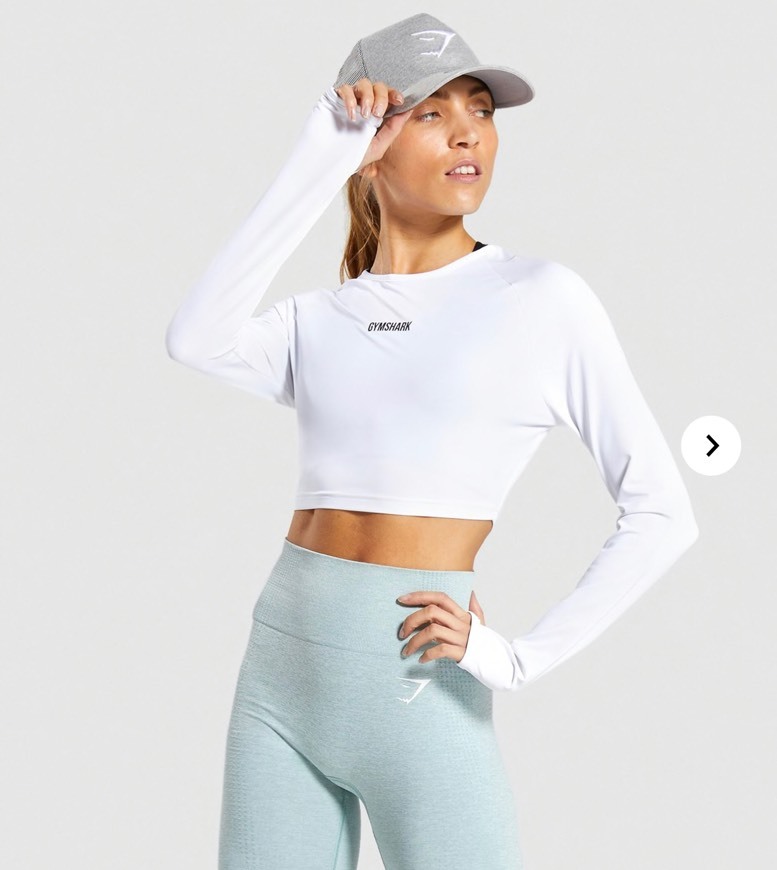 Productos Gymshark TRAINING LONG SLEEVE CROP TOP