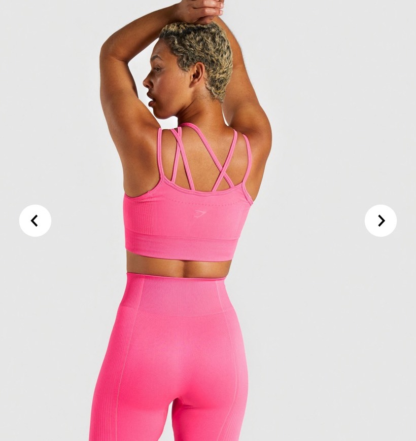 Productos Gymshark ULTRA SEAMLESS SPORTS BRA in Cyber Pink