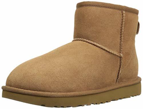 Fashion UGG Classic Mini II, Botas de Nieve para Mujer, Marrón