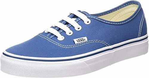 Fashion Vans Authentic, Zapatillas de Tela Unisex, Azul