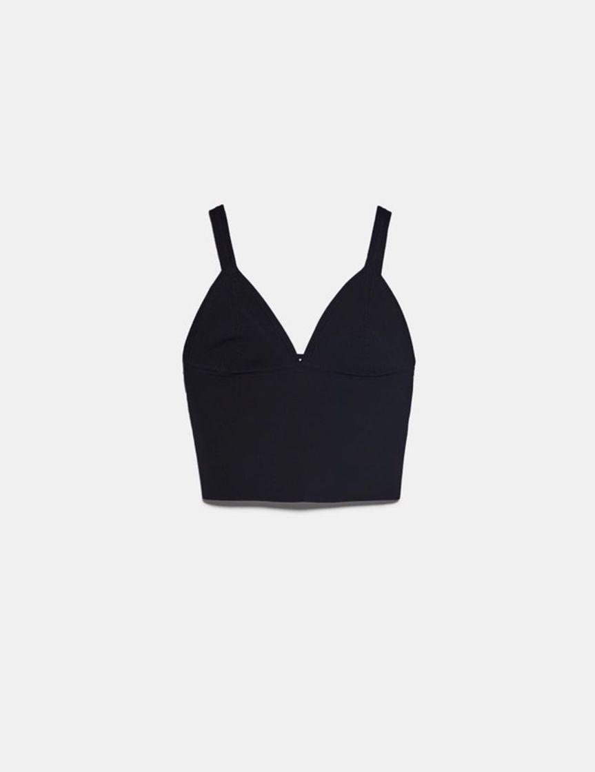 Social CROP TOP DE MALHA ZARA