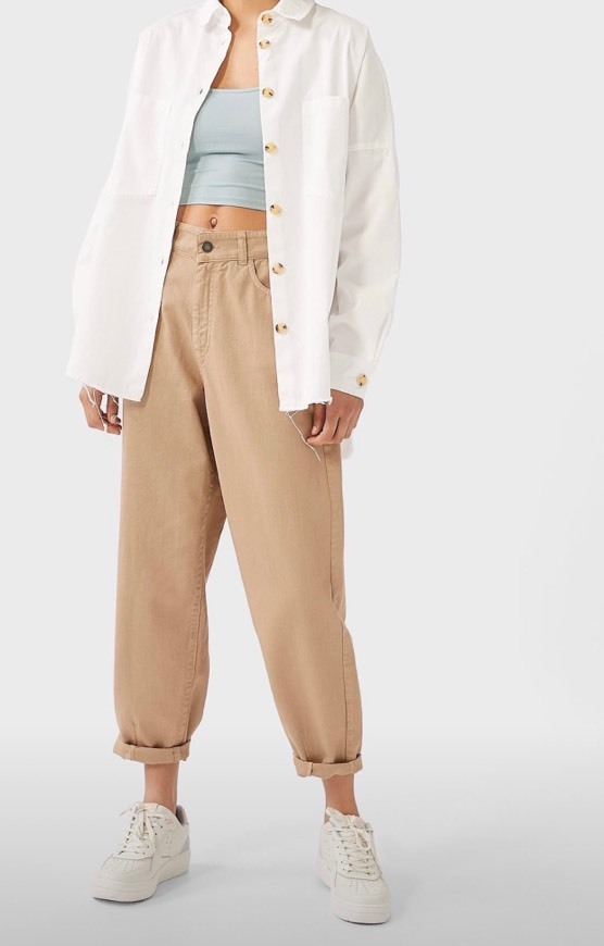 Social Calças slouchy slim fit