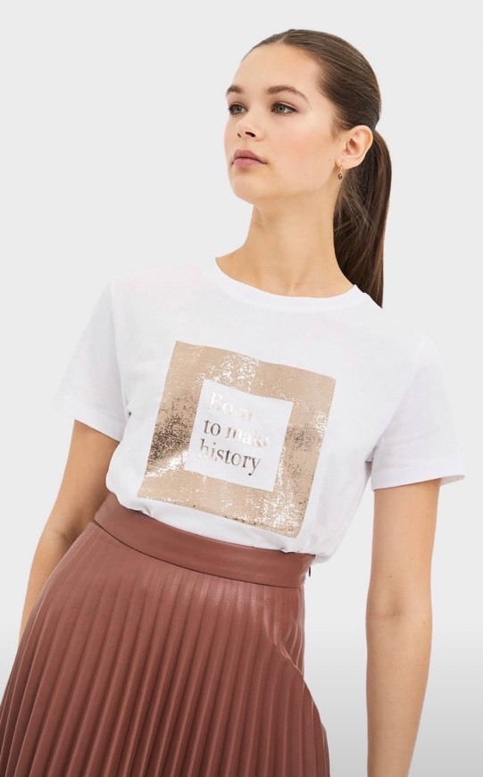 Social T-shirt estampada