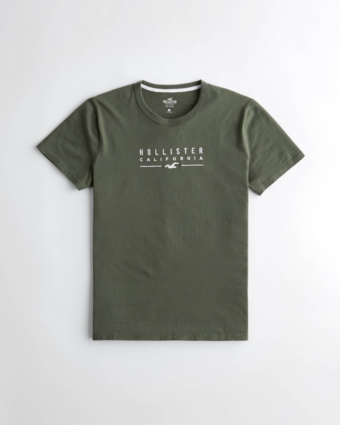 Fashion T-Shirt Holister Verde-Tropa