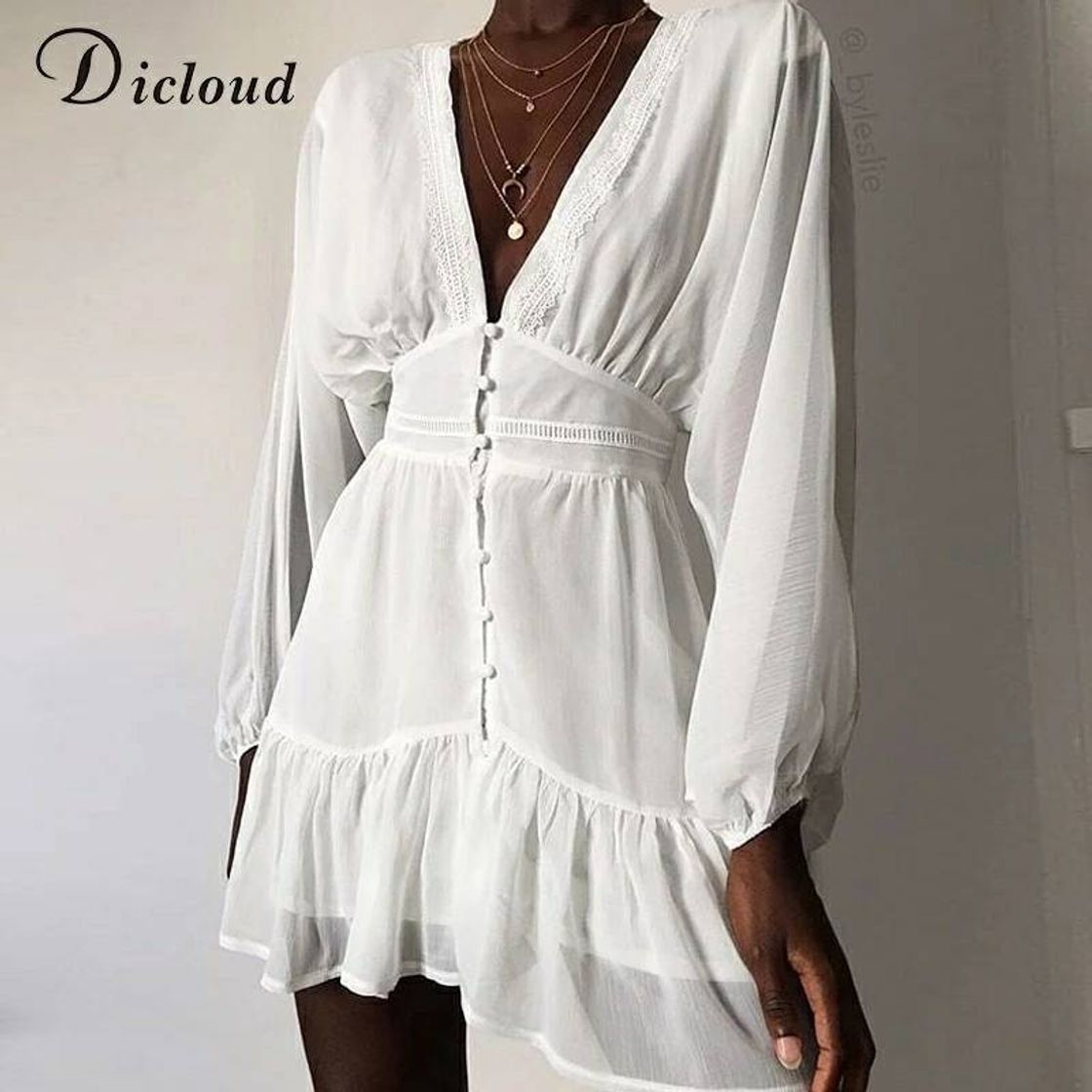 Moda Vestido branco. 