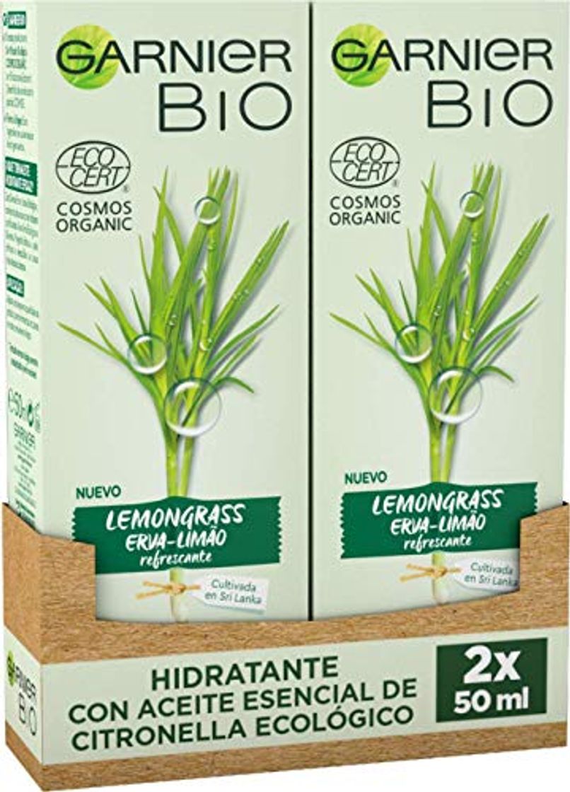 Belleza Garnier BIO Crema Hidratante Lemongrass Ecológico con Aloe Vera - 2 de