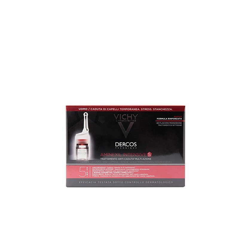 Belleza Vichy dercos aminexil clinical intensive 5 anticaida hombre 42 monodosis