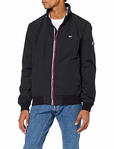 Fashion Tommy Jeans TJM Essential Bomber Jacket Chaqueta Deportiva, Negro