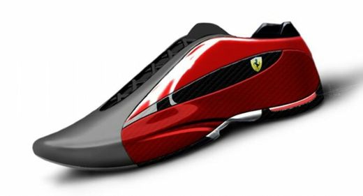 Sapato baseado na escuderia Ferrari !!! 😍