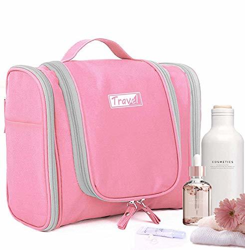 Place UKEER Bolsas de Aseo Impermeable Neceser de Viaje con Gancho, Organizador de