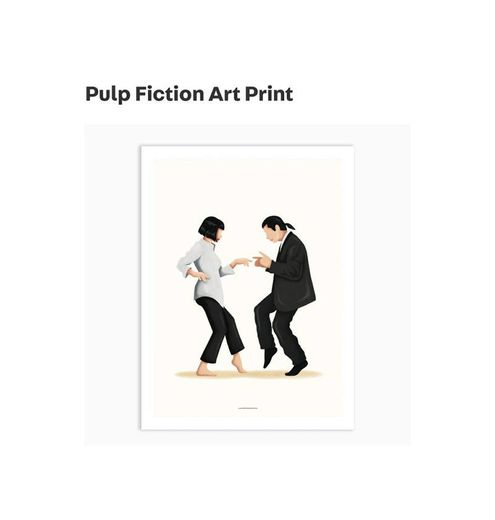 Pulp fiction art print