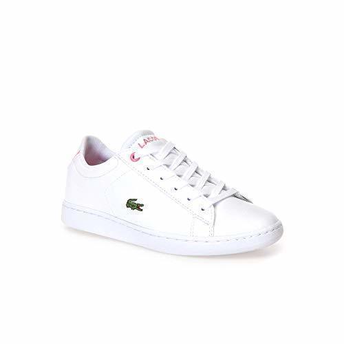 Social Lacoste Carnaby EVO BL 2 SUJ, Zapatillas Unisex Niños, Blanco