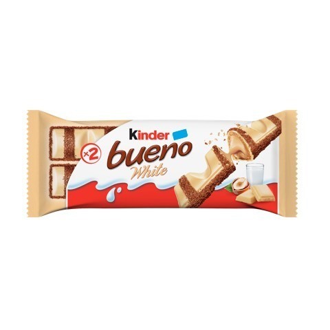 Social KINDER BUENO BLANCO 2 BARRITAS 43 GR