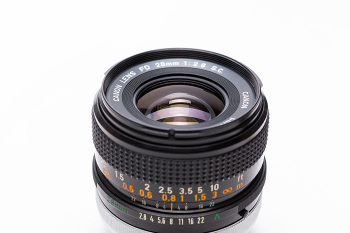 Producto Objetivo 28 mm 2.8 canon FD