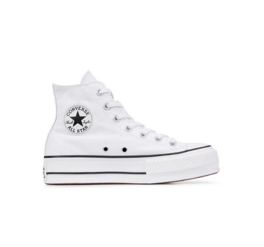 Productos Converse plataforma blancas 