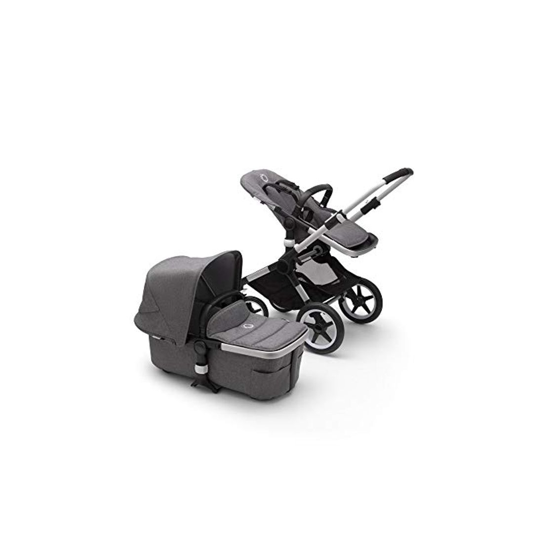 Producto Bugaboo Fox 2 Complete Full-Size All-Terrain Stroller Aluminum Frame Grey Mélange Fabrics