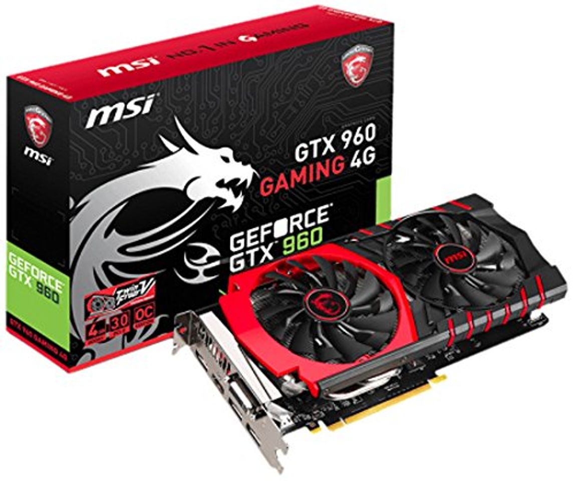 Electronics MSI GeForce GTX  960 Gaming 4G - Tarjeta gráfica GeForce GTX