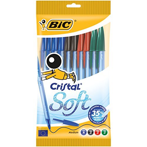 Product BIC Cristal Soft bolígrafos punta media