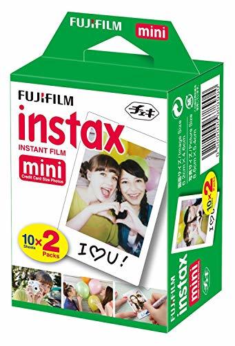 Electrónica Fujifilm Instax Mini Brillo - Pack de 40 Películas Fotográficas Instantáneas