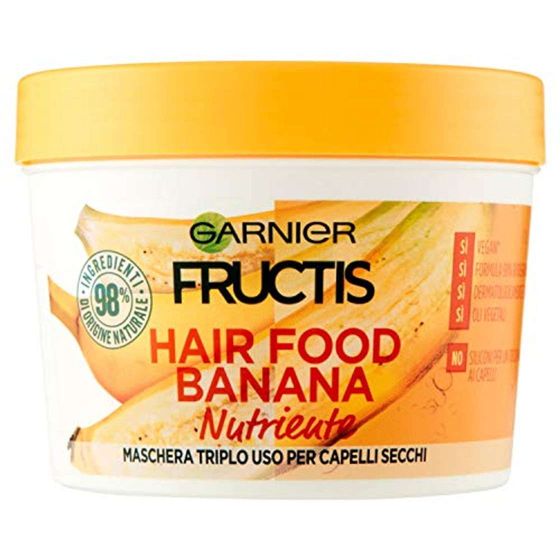 Place FRUCTIS Mascarilla Pelo Comida Banana Nutritivo Jarrón Cuidado de la piel 390