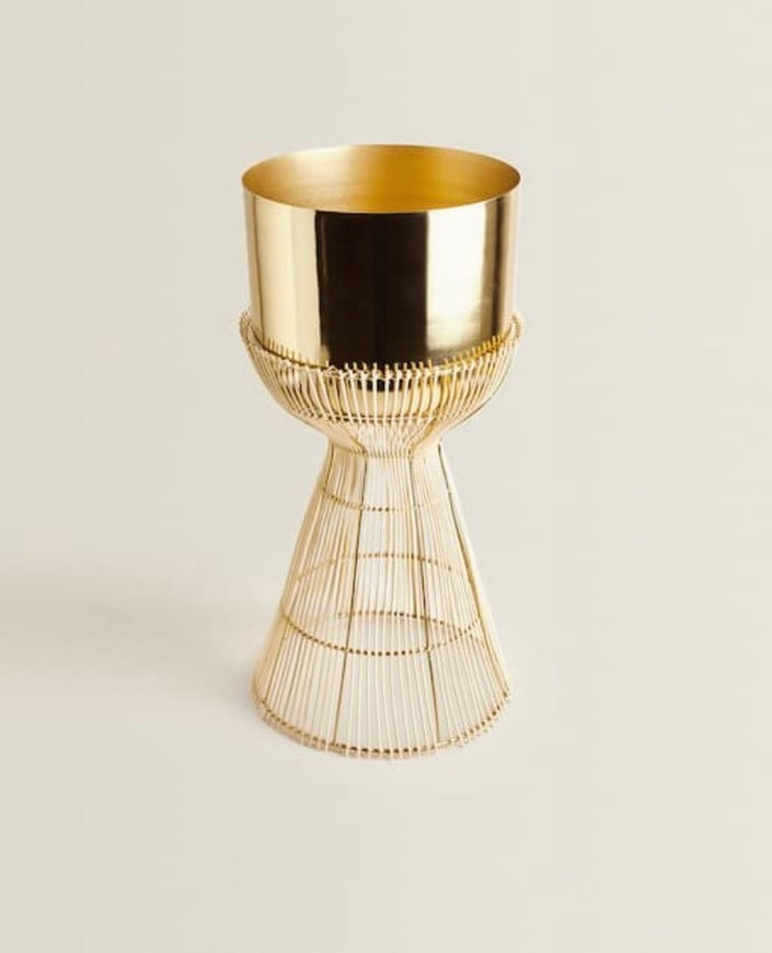 Moda Vaso dourado