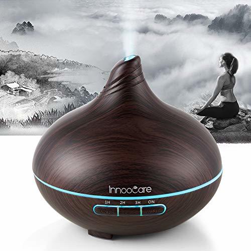 Elemento de la categoría hogar InnooCare 300ml Aroma Difusor Ultrasónico Humidificador para Aromaterapia con Grano de Madera