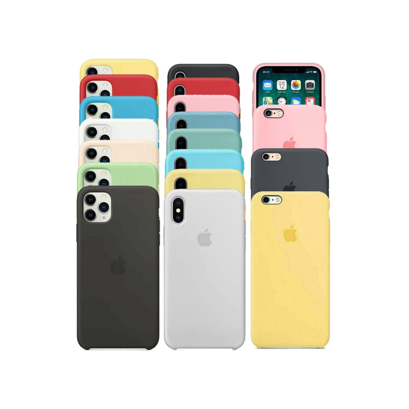 Producto Funda silicona logo Apple