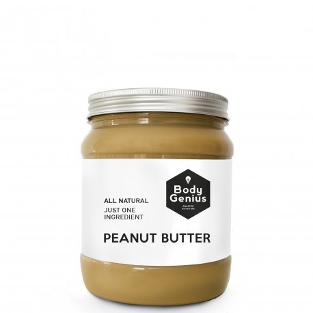 Place BODY GENIUS Smooth Peanut Butter. 1000g. Crema de Cacahuete Suave. Natural