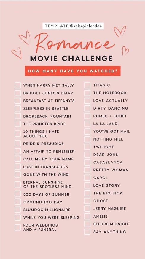 Fashion MOVIE CHALLENGE 