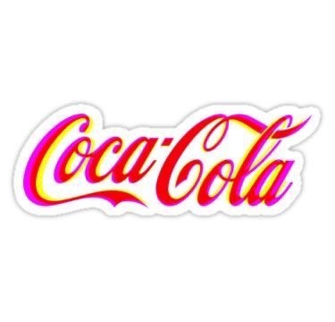 Social Coca Cola STICKER
