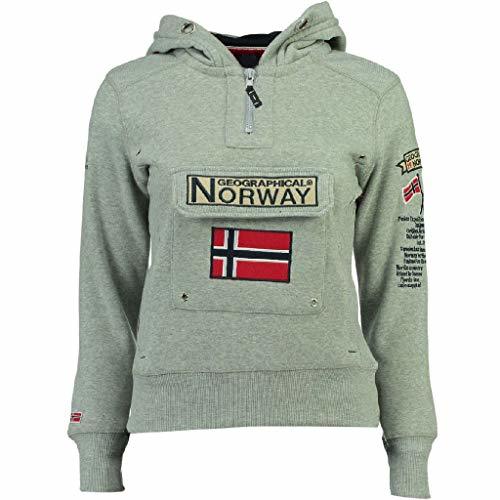 Fashion Geographical Norway Sudadera Mujer GYMCLASS A Gris Melange M