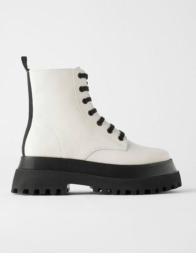 Botas plataforma Brancas