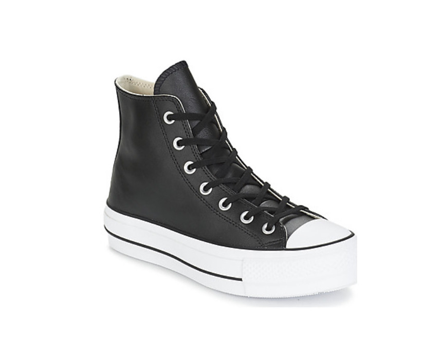 Productos Converse negros plataforma 