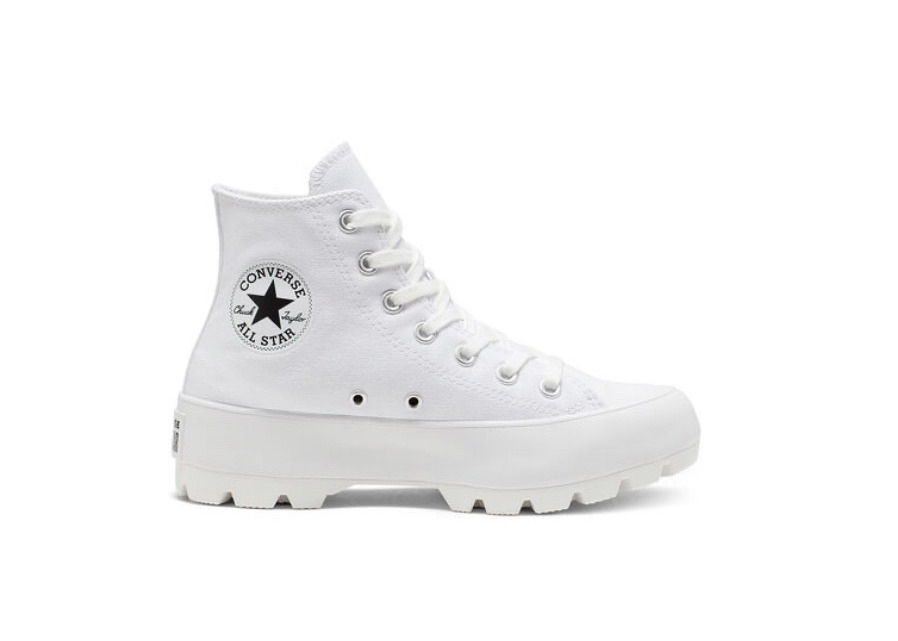 Productos Converse blancos de plataforma fav 😍😍